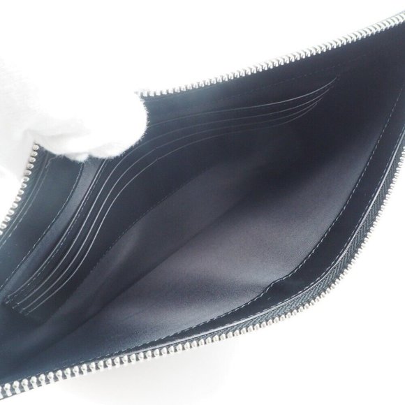 BURBERRY LONDON ENGLAND Clutch bag business bag Brown Cowhide Women - Picture 7 of 9